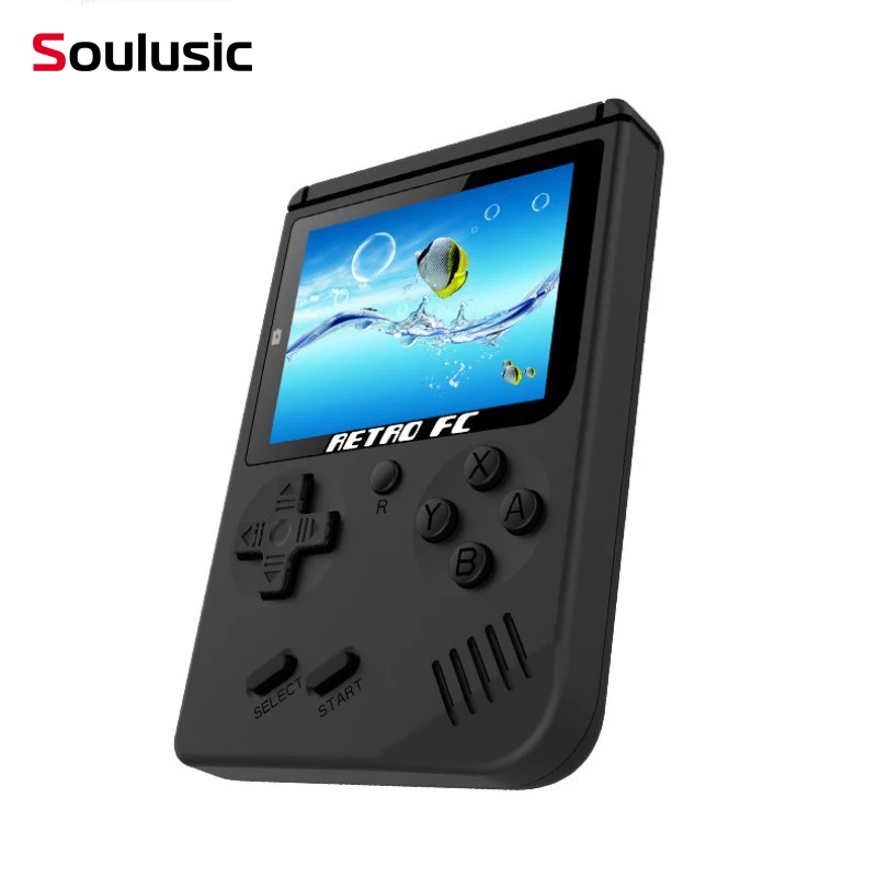 

Soulusic Retro Mini 2 Handheld Game Console Emulator built-in 168 games Video Games FC Handheld Console Chlids Christmas gifts