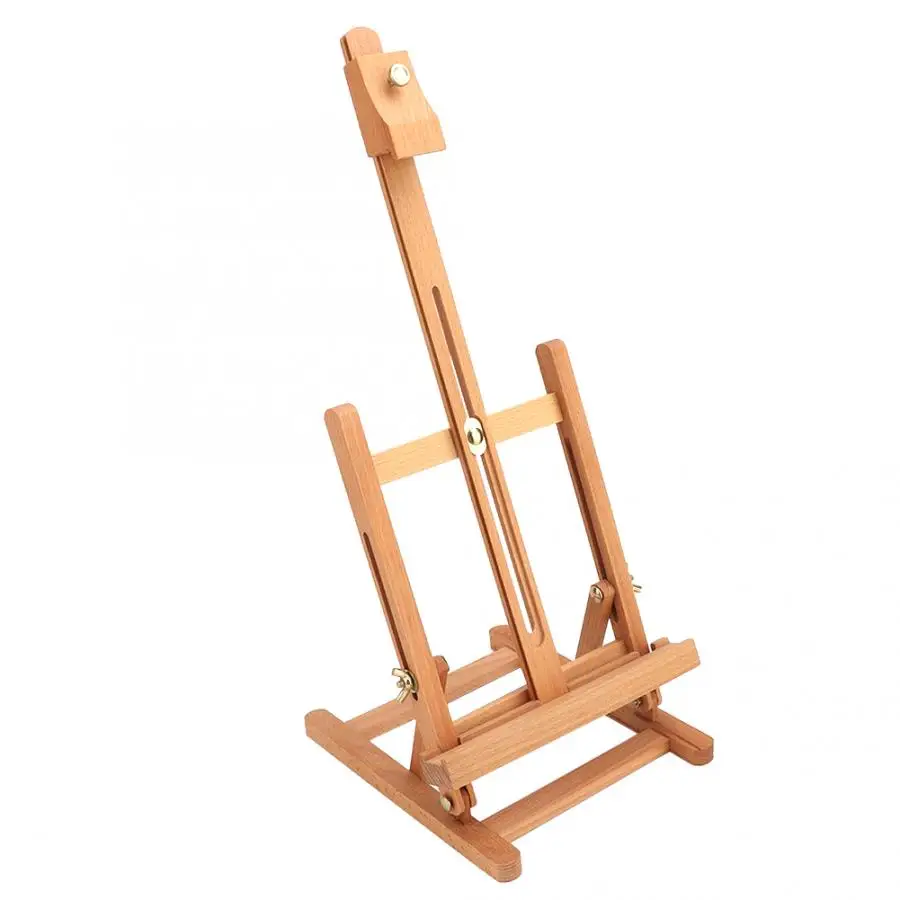 Painting Stand Paint Stand Small Wooden Adjustable Tabletop H-Frame Easel Studio Artist Display Stand Drawing Board Picture