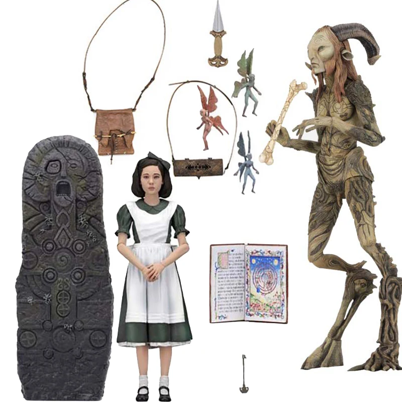 NECA фильм сковородки лабиринт El Laberinto del Fauno Faun Ofelia ПВХ фигурка модель игрушка кукла подарок