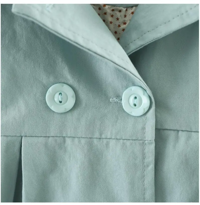 2017 детская одежда тренчкот для девочек верхняя пальто на весну и осень модная