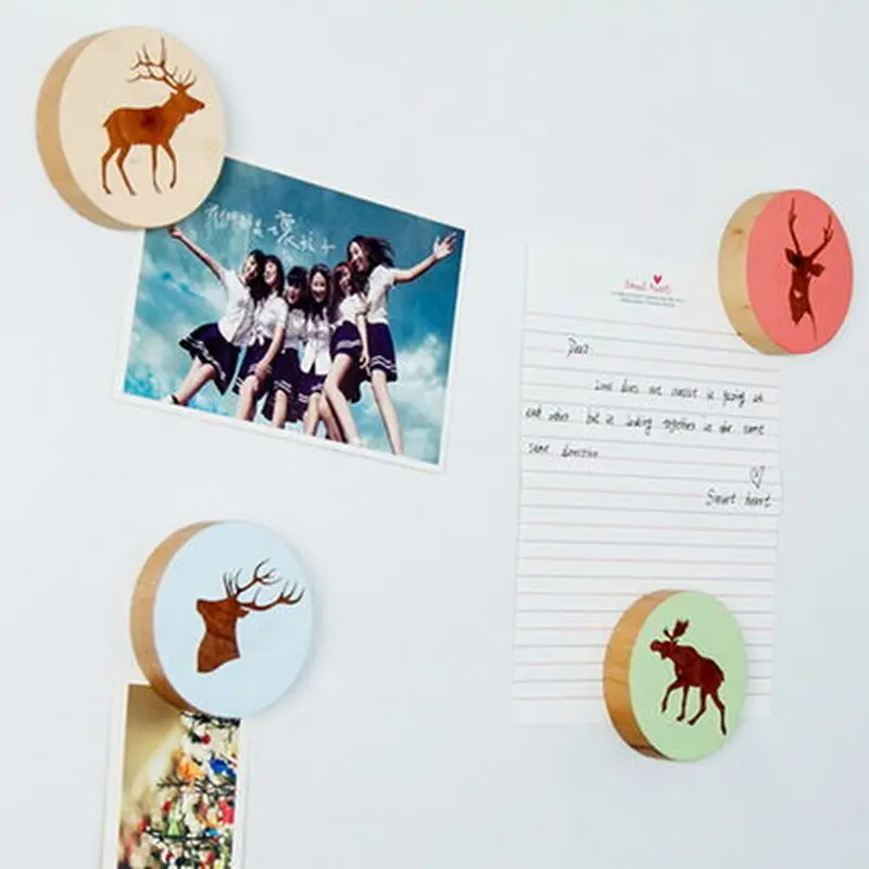 Магнит на холодильник креативная наклейка с лосем многофункциональная