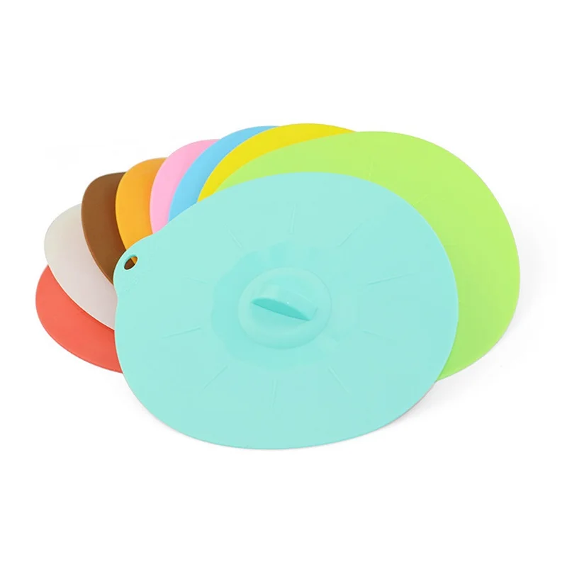 Многофункциональные силиконовые крышки чаши многоразовые всасывания для чашек