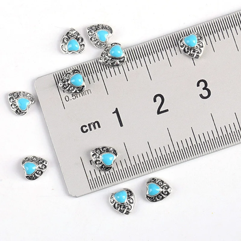 Blueness горячая Распродажа 3D украшения для ногтей металлическая кисточка