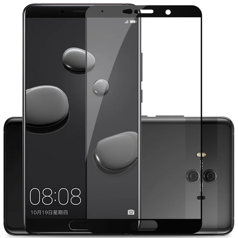 black glass Huawei mate 10 стекло MOFi mate10 протектор экрана полное покрытие закаленное защитное стекло черное huawei mate 10 Pro стекло - Цвет: black glass