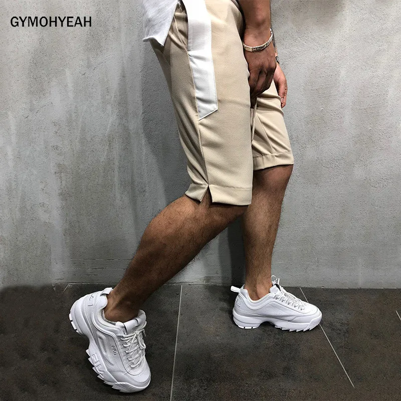 Gymohyah/мужские спортивные шорты для фитнеса бодибилдинга, мужские Новые повседневные модные короткие штаны, Мужские штаны для бега, тренировки, обтягивающие Брендовые спортивные штаны