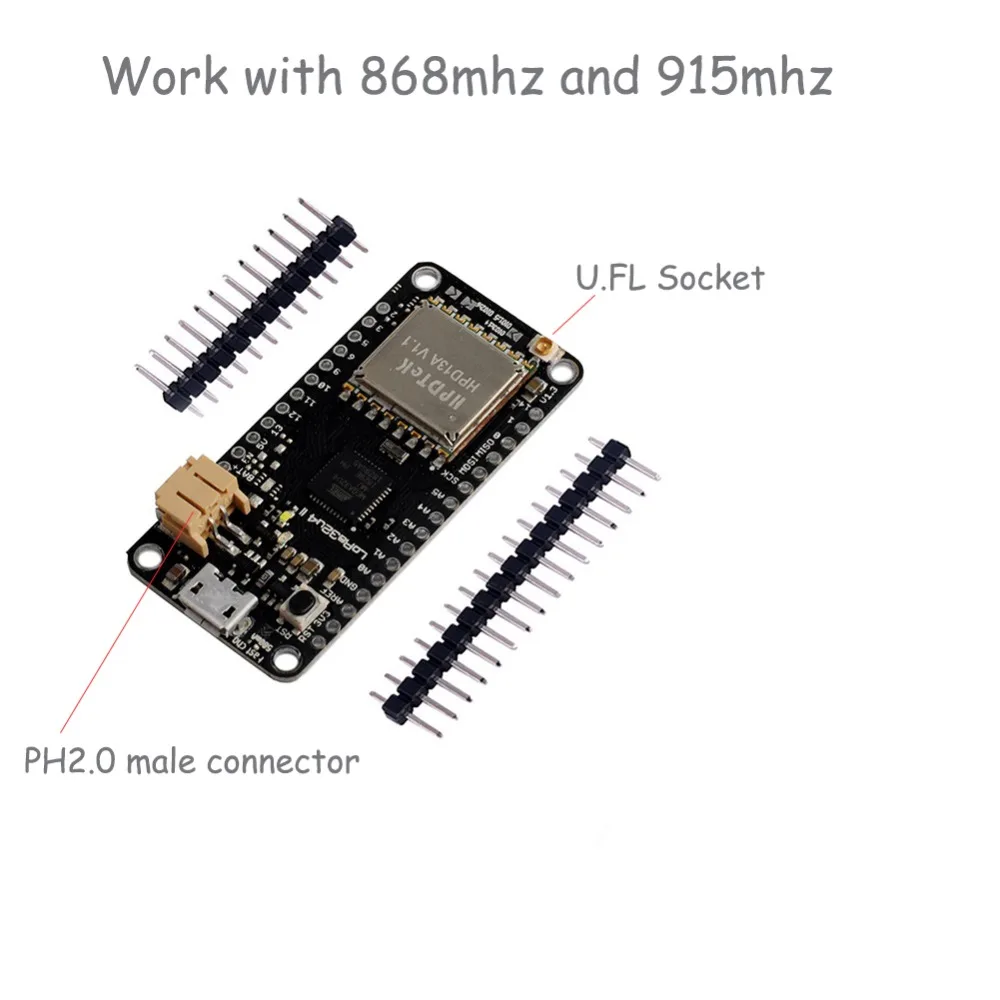 LoRa32u4 II Lora модуль IOT макетная плата LiPo Atmega328 SX1276 HPD13 868 МГц 915 МГц/DHT22 датчик температуры и влажности