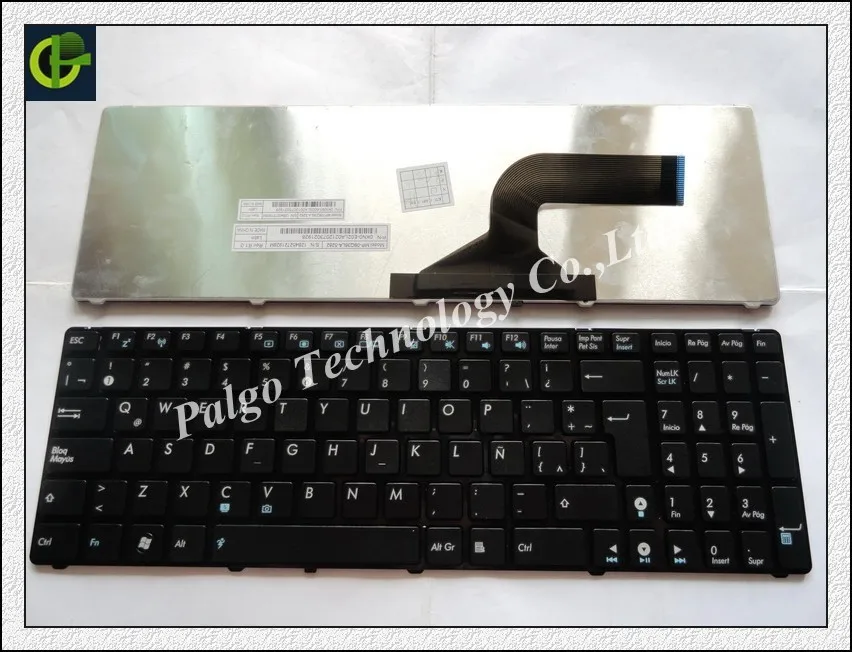 

Spanish Keyboard For Asus A52 A52D A52DE A52F A52JC A52JB A52JB A52JE A52N W90 W90V W90VN W90VP Black LA Latin or SP keyboard