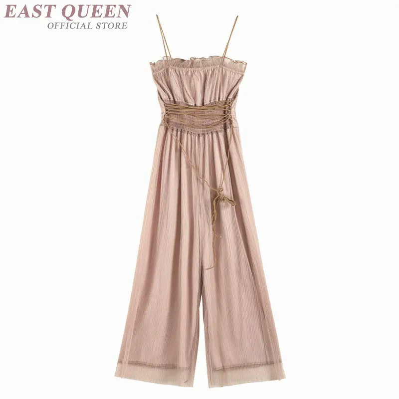 Женский Летний комбинезон Overals Женская туника с открытыми плечами для женщин 2018