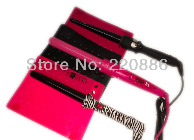 Силиконовый термостойкий Коврик для выпрямления утюга и завивки палочки GIC-HA609