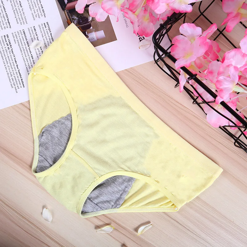 Нижнее белье для менструаций женские трусики из модала и хлопка бесшовные