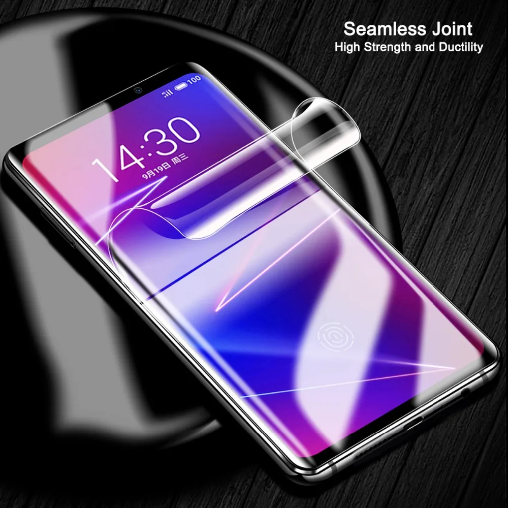 3D изогнутая мягкая нано Гидрогелевая пленка для Meizu 16X полная защита экрана 16 16th