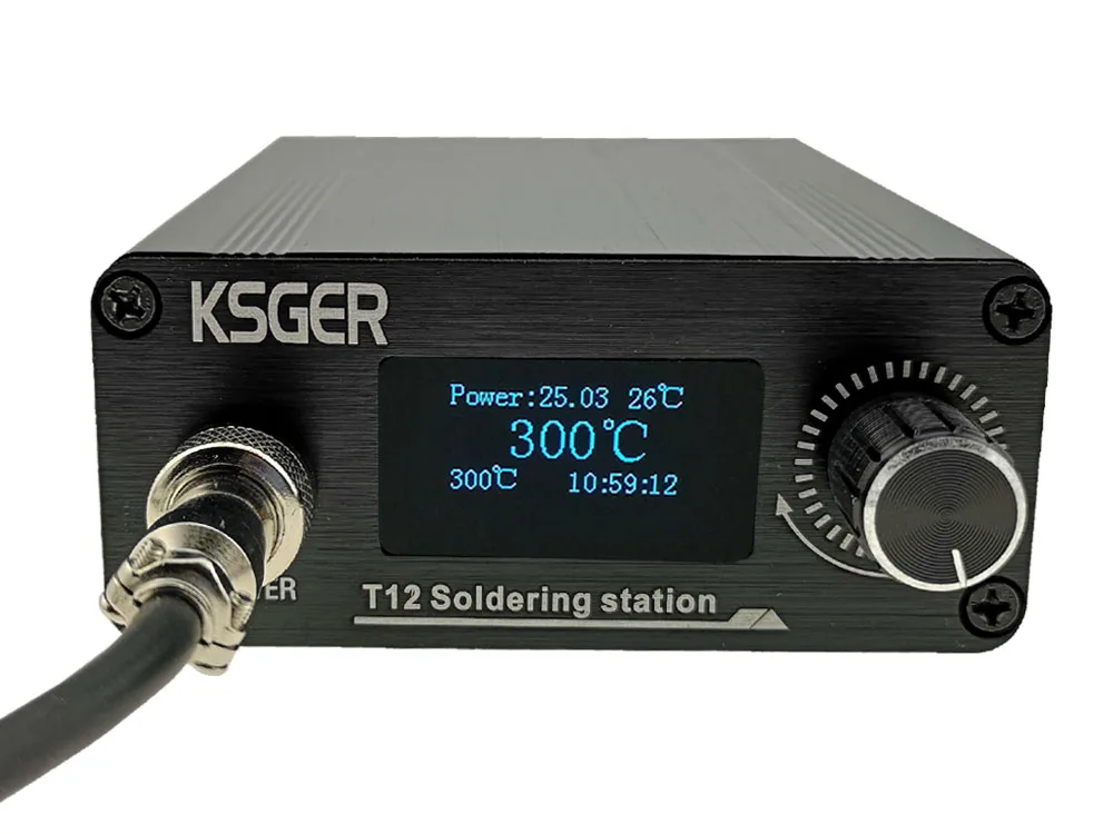 KSGER T12 русская паяльная станция STM32 OLED T12 паяльник советы FX9501 ручка сварочные инструменты Алюминиевый сплав чехол DIY наборы