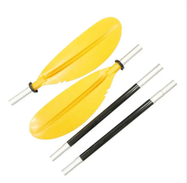 

Aluminum alloy detachable four-section kayak canoe inflatable boat double oars