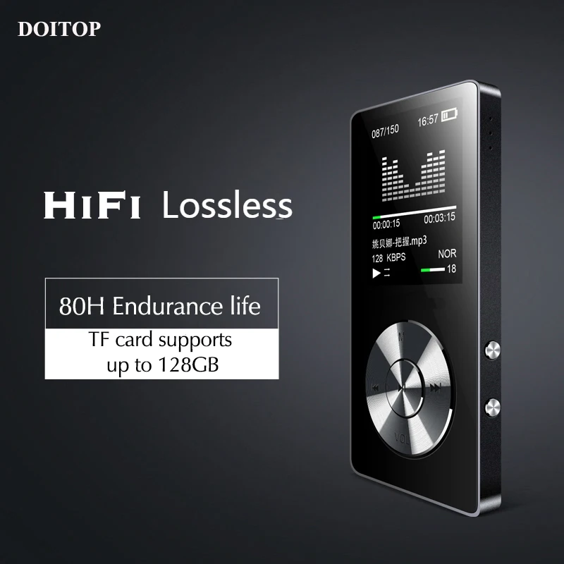 Mp3 плеер DOITOP 1 8 дюйма TFT экран MP3 Walkman HIFI без потерь FM видео электронная книга