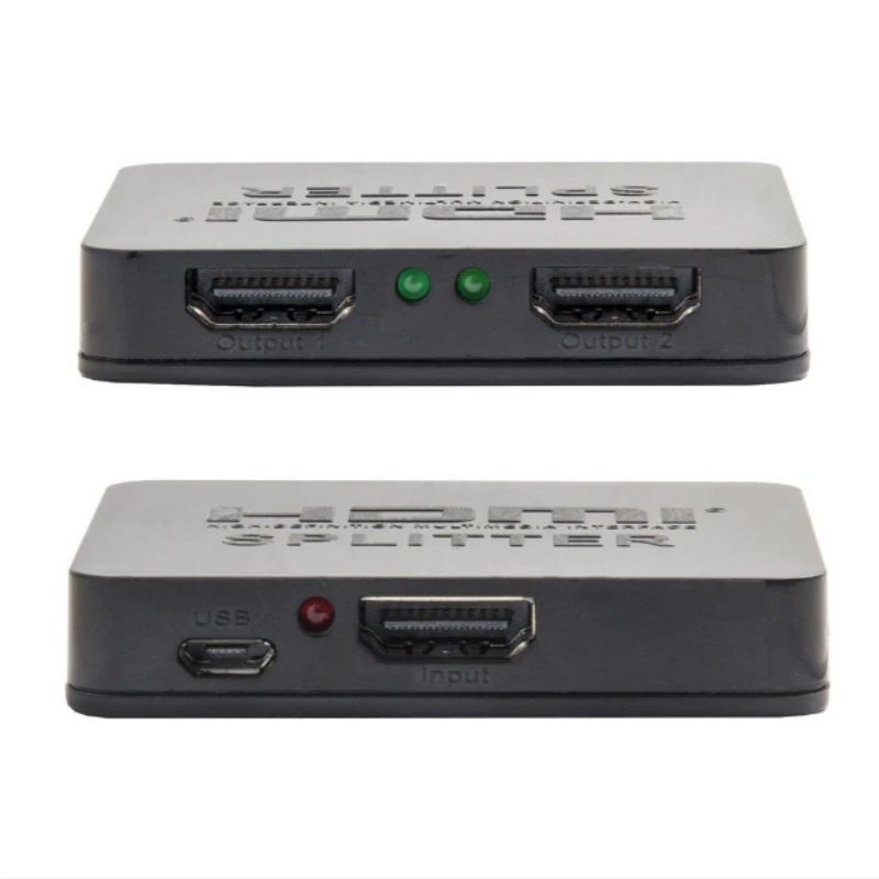 3D мини 1080P HDMI сплиттер коммутатор 2 порта 4k дистрибьютор 1x2 1 в выхода для HDTV PS3