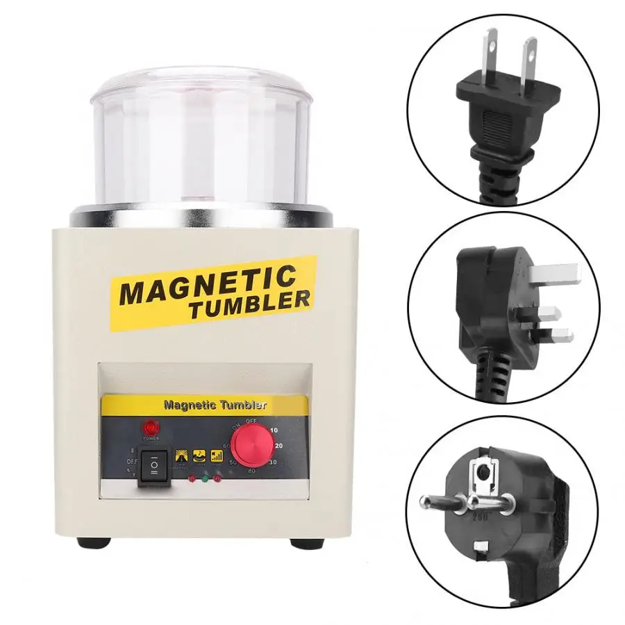 Магнитный Массажер для ювелирных изделий Pro 2000 об/мин полировальный станок