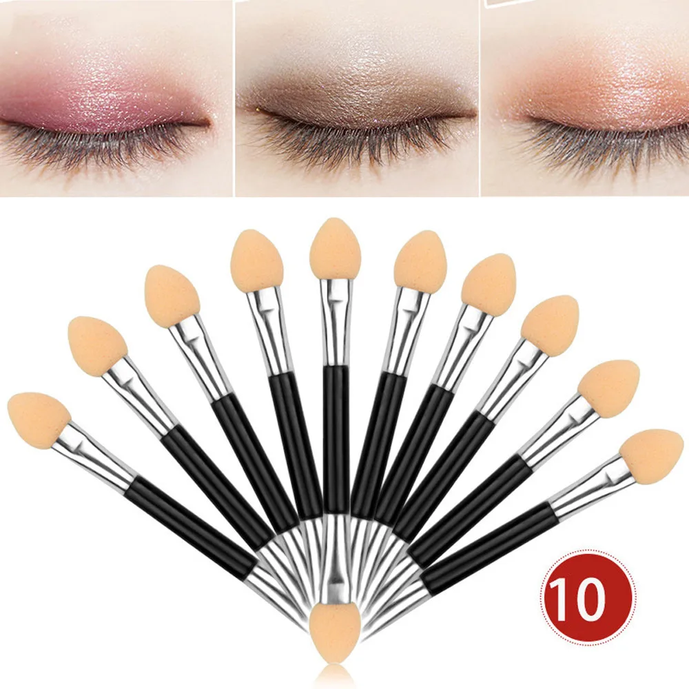 10 шт. кисточки аппликаторы для нанесения макияжа 7 см|eye tools|eye shadow brush spongeeye applicator |
