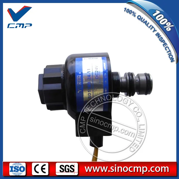 SINOCMP SD1169 24 11 экскаватор поворотный мотор Соленоидный клапан для Komatsu PC60 5 PC100 4D95|valve
