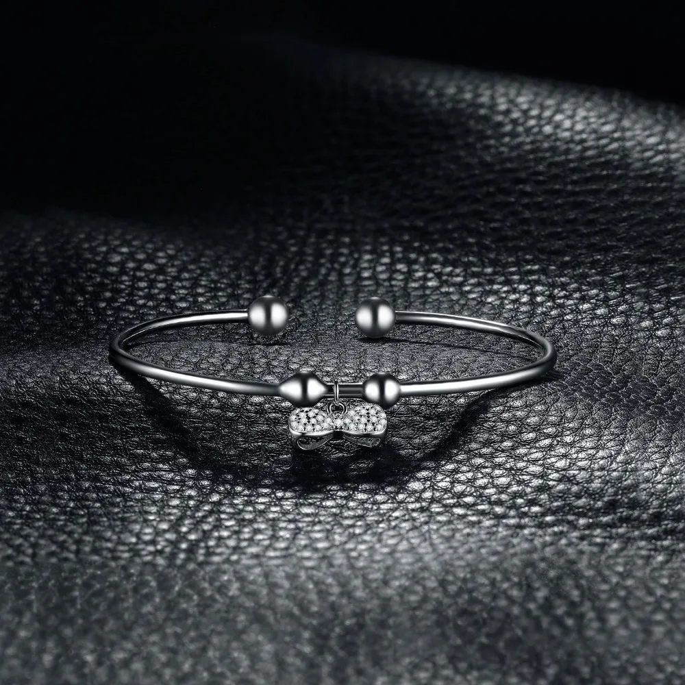 JewelryPalace мотаться Шарм бантом 0.3ct проложить кубического циркония Регулируемый