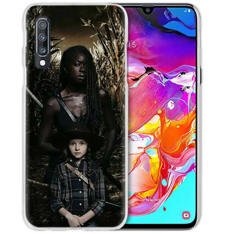 05 Negan с изображениями из сериала «Ходячие мертвецы» чехол для samsung Galaxy A50 A70 A80 A20e A60 A40 A30 A20 A10 A8 A6 плюс A9 A7 жесткий чехол для телефона из поликарбоната с Coque - Цвет: 05