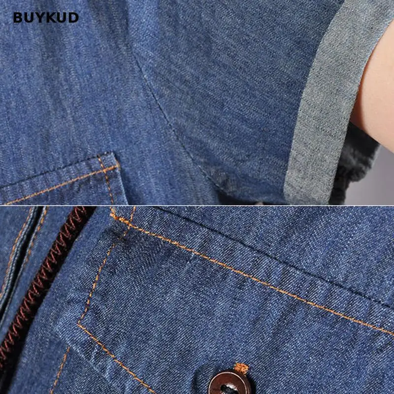 BUYKUD Для женщин Однобортный завязки Изделие из хлопка с короткими рукавами платье