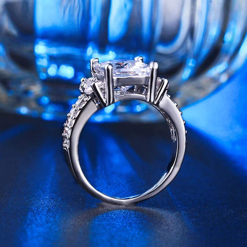 Женское Винтажное кольцо Cincin Wanita обручальное с узором серебристый цвет ААА S925 |