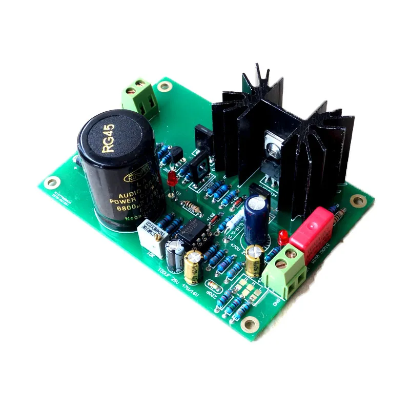 Двойной усилитель Op TL072 STUDER900 с регулируемым блоком питания готовая плата