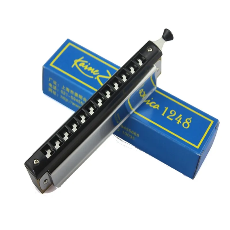 Новинка 12 отверстий 48 тонов Хроматическая Гармоника C-Key для начинающих
