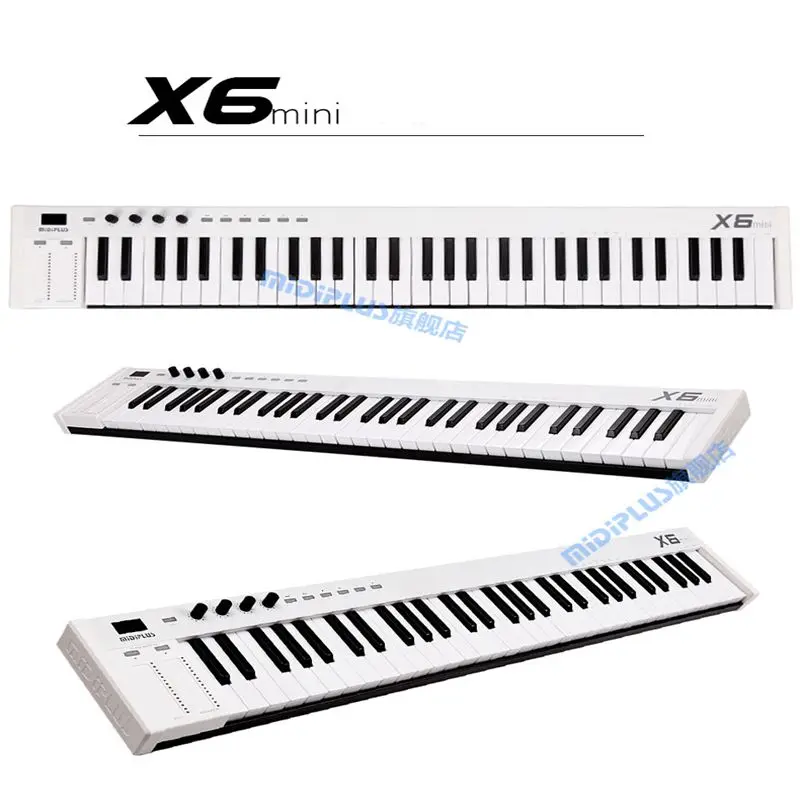 Midiplus X6 мини 61 взвешенных клавиш MIDI клавиатура контроллер|controller control|controller midicontroller