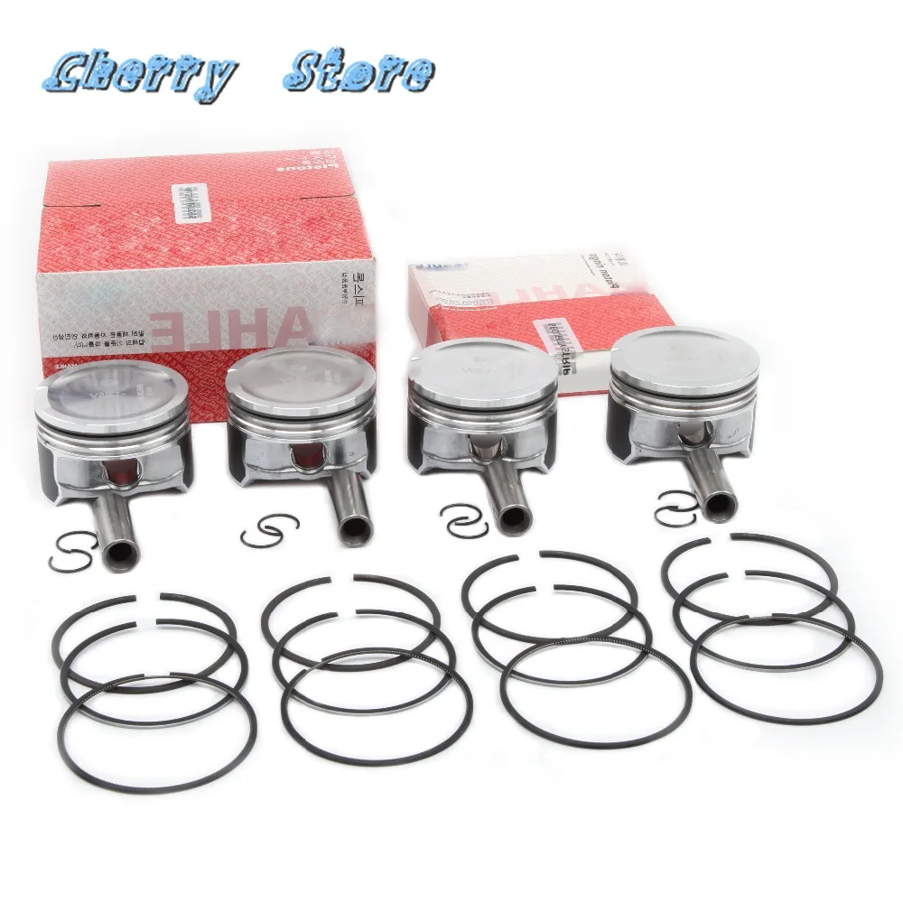 

NEW 06B 107 065 N 4Pcs STD Engine Piston Rings Kit For Audi A4 Quattro TT VW Beetle Jetta Golf MK4 Passat B5 1.8T 06B198151B