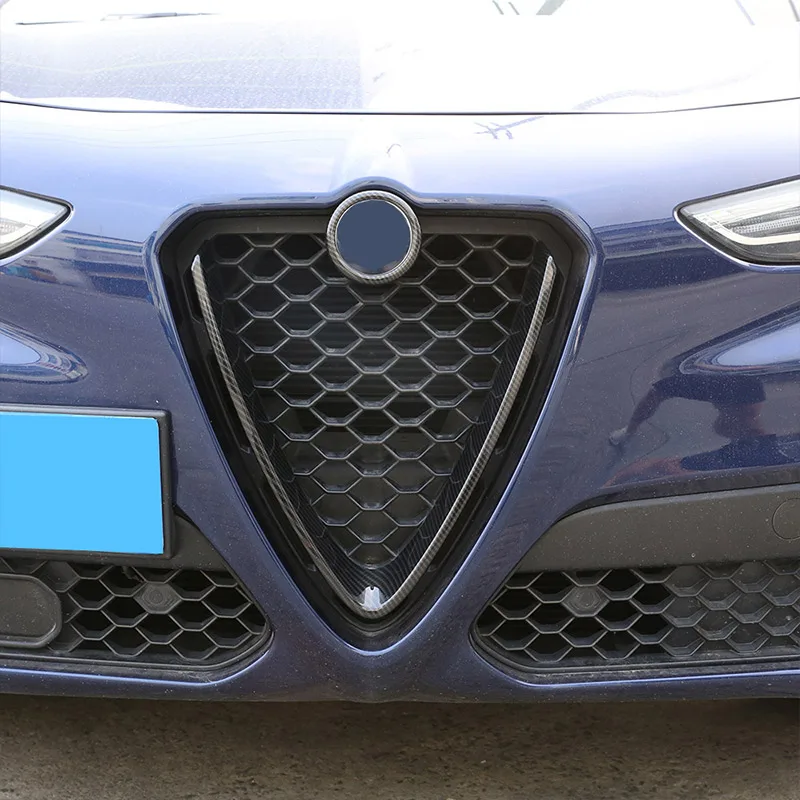 Спереди лицо решетка Гуд заготовки чистая украшения Рамка для Alfa Romeo стельвио стайлинга автомобилей