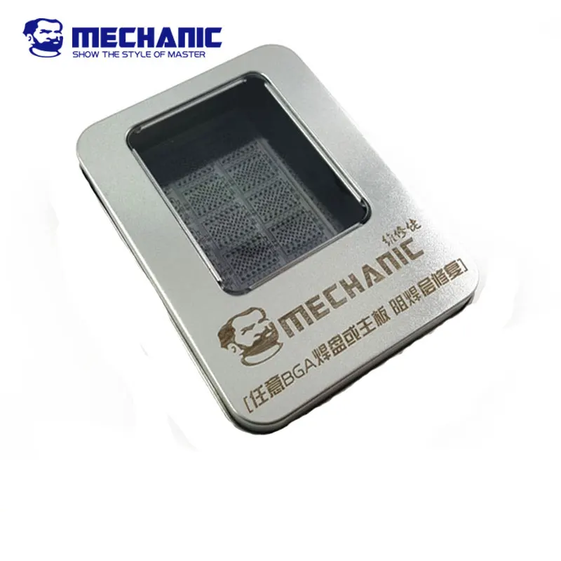 BGA трафарет ремонтный набор инструментов для IPhone X чип реболлинг материнская