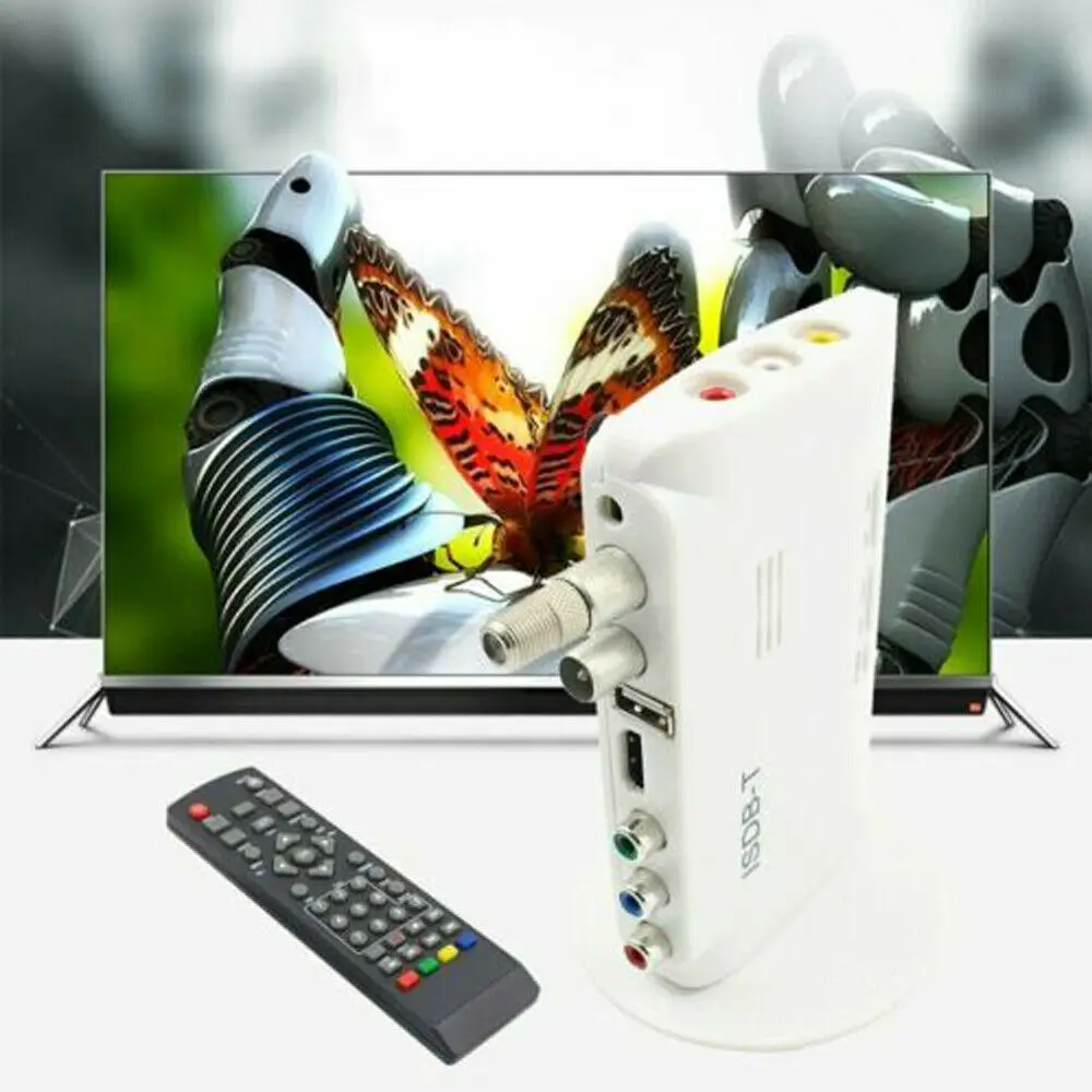ISDB-T цифровой наземный приемник для телевизора HD 1080 P монитор видео конвертер HD ТВ спутниковый ресивер HDMI/VGA/AV для lcd/CRT ПК МОНИТОР