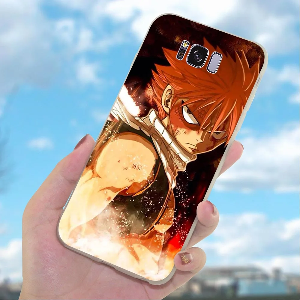 Чехол для телефона с мангой и сказочным хвостом Galaxy Samsung S9 чехол S10 Plus M10 M20 M30 S7 Edge S6