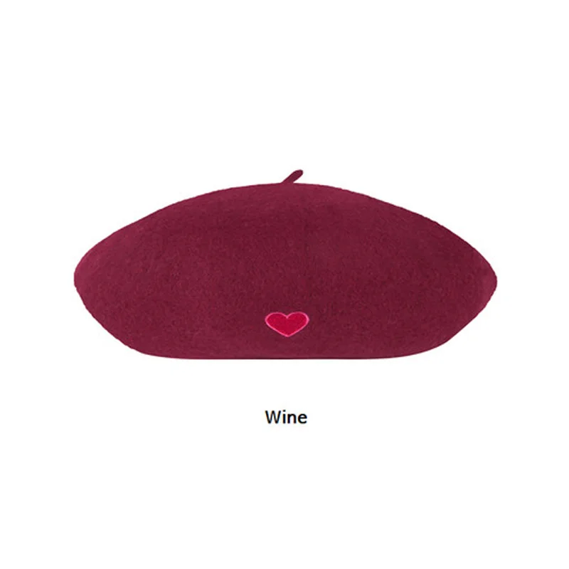 Новая модная Зимняя шерстяная одежда Фетр Беретки для женщин Для художник boina