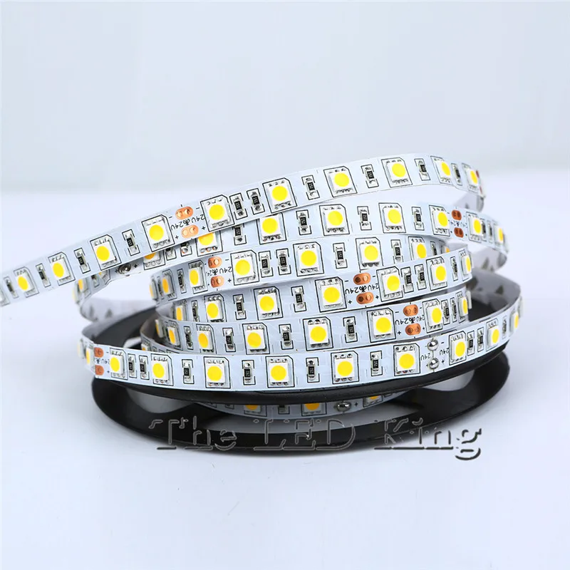 DC12V светодиодный 5050 Гибкий Светильник 5 м 60 Светодиодный/м RGB белый теплый