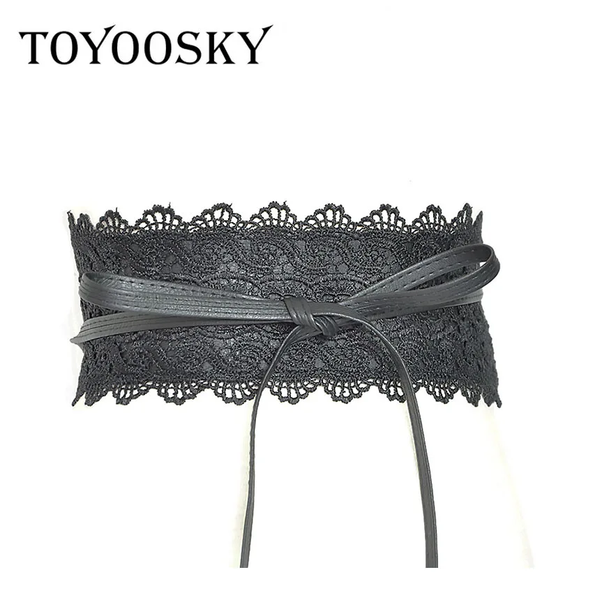 2018 TOYOOSKY Новинка летние женские ремни кружева широкий пояс весенние ремни|Женские