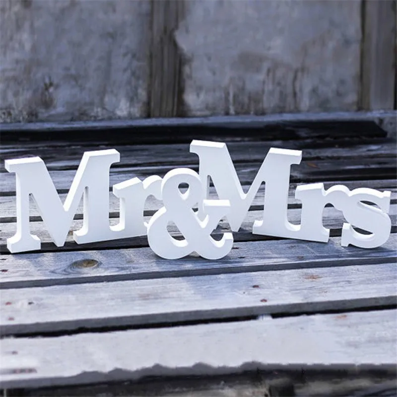 Свадебные украшения 3 шт./набор декор Mr & Mrs Mariage для дня рождения День Святого