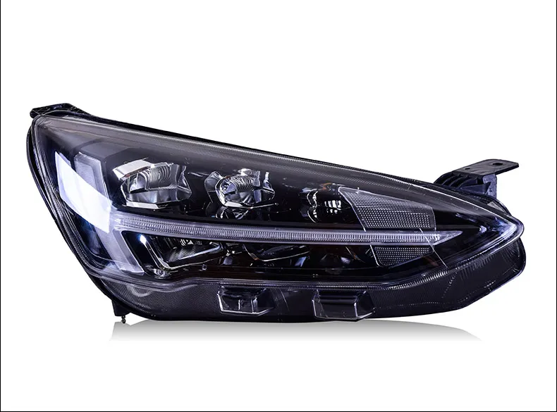 Kowell автомобильный для Ford Focus полный светодиодный светильник головной светильник в сборе Светодиодный дневной ходовой светильник светодиодный фонарь указатель поворота в сборе