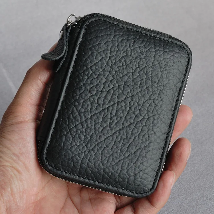 Пояса из натуральной кожи организатор бизнес RFID кредитной держатель для карт коровьей минималистский для женщин Дорожная сумка карты мужчи