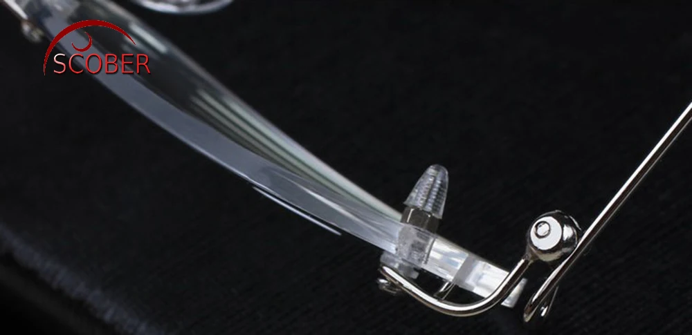 = Бренд SCOBER =! Две пары! Ультралегкий светильник очки для чтения без оправы из