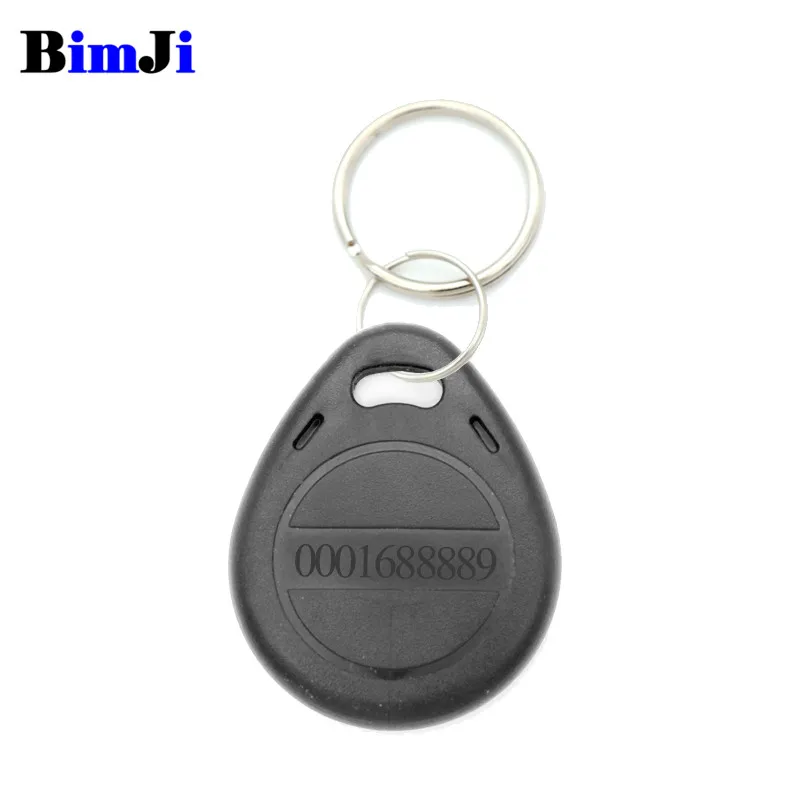 50 шт. RFID Читайте только 125 кГц EM4100 ключ тег Брелоки для ключей кольцо чип Keytab TK4100