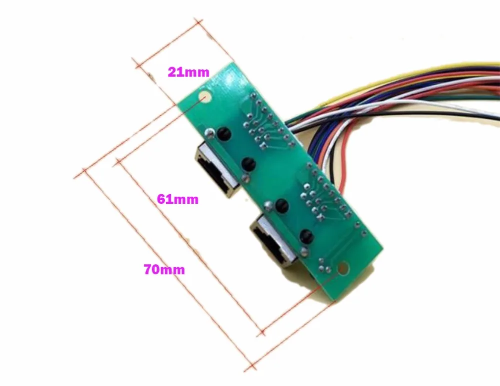 10 шт. POE двойной сетевой RJ45 разъем беспроводной мост плата адаптера AP соединитель