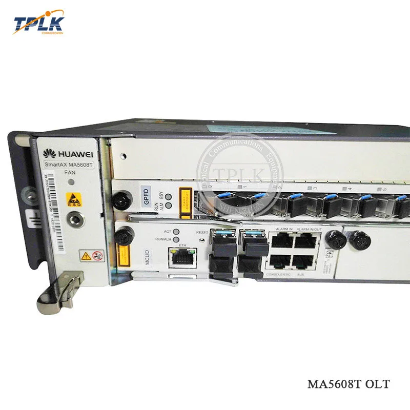 MA5608T GPON OLT с 2*1G MCUD+ 1* MPWC(от-48 В до 72 в)+ 1*16 портов GPFD C+ сервисная плата