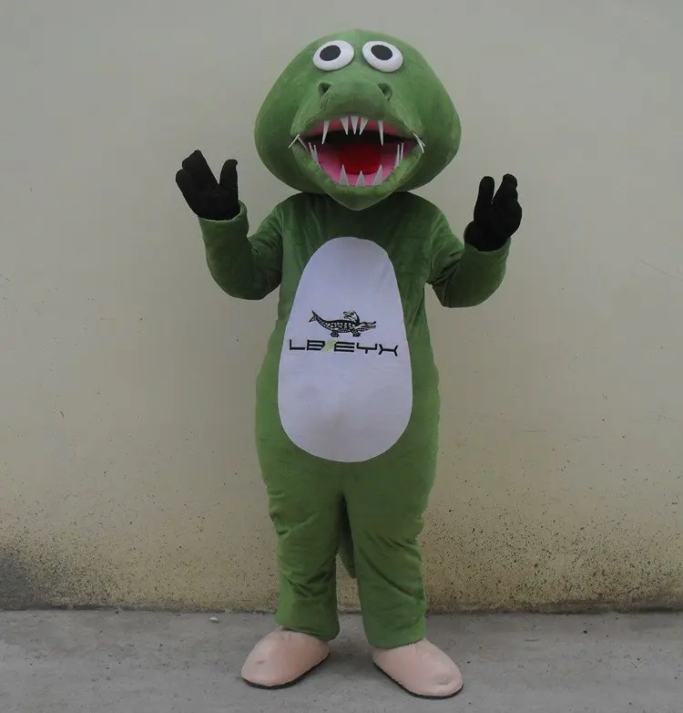 

Green Crocodile Mascot Costumes Cartoon Apparel Birthday Party Masquerade
