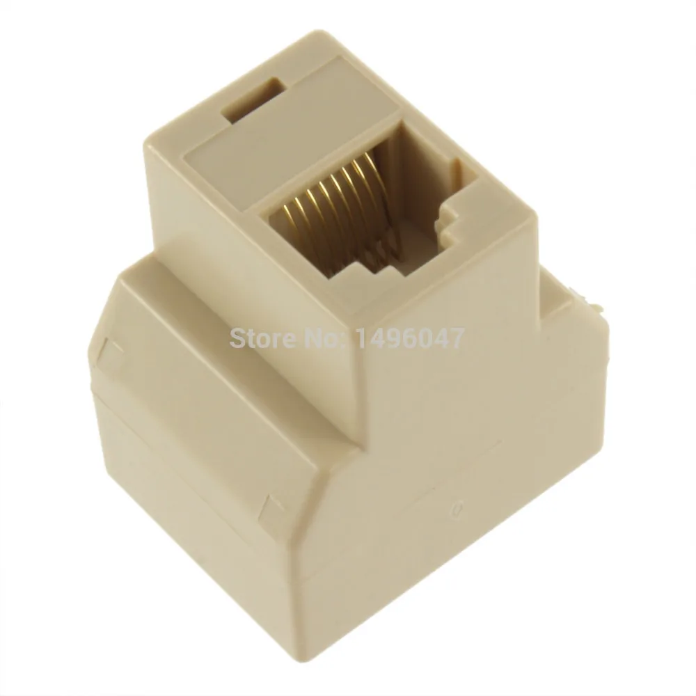 1 шт. RJ45 для CAT5 кабель Ethernet LAN Порты и разъёмы от до 2 Splitter гнезда разъем адаптера