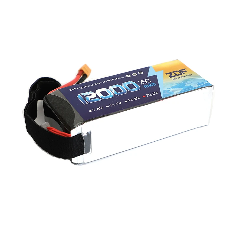 4 шт./лот ZDF хорошее качество Lipo батарея 22 2 V 6S 12000MAH 25C-50C RC AKKU Bateria для самолета