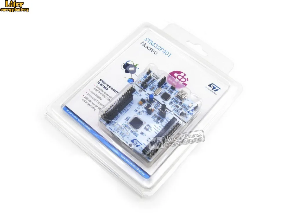 ST Оригинал STM32 NUCLEO F401RE макетная плата для серии F4 с STM32F401RE MCU встроенной строчкой