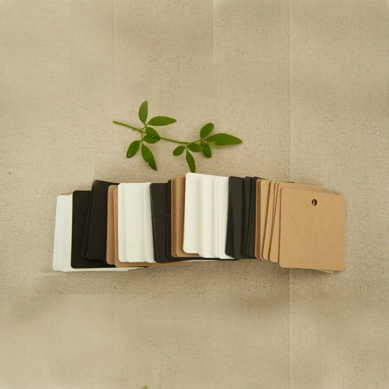 Карточки для скрапбукинга 100 шт. квадратная Крафтовая бумага разные цвета | Дом и