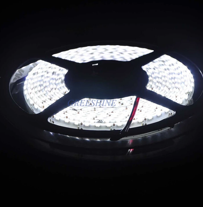 Side View 335 SMD LED Strip 8MM or 5MM PCB 120leds/M IP65 with Silicon Glue Waterproof DC12V 24V car light Tape Freeshipping | Лампы и